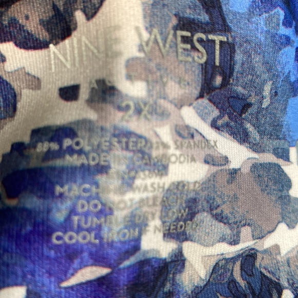 NWT Nine West Woman’s Active Work Out Leggings SZ 2X - Picture 6 of 9